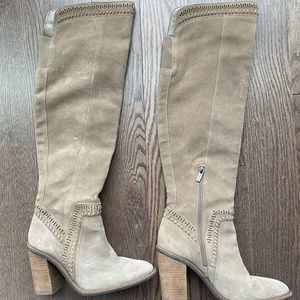 Vince Camuto tan over the knee boot